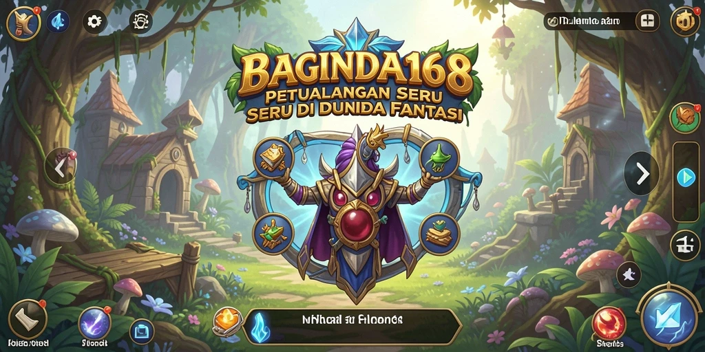 Tampak gameplay menegangkan dalam dunia petualangan BAGINDA168.