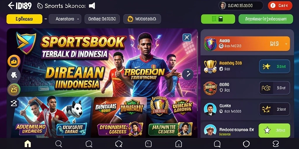 Tampilan gameplay taruhan olahraga di IDR89 yang menarik.