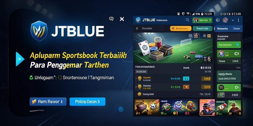 Screenshot JTBLUE menampilkan antarmuka taruhan yang intuitif dan informatif.