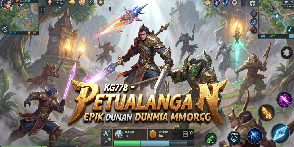 Gameplay KG778 menampilkan petualangan mendalam di dunia MMORPG.