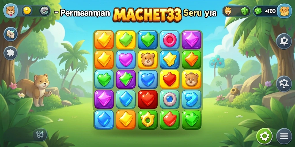 Gameplay seru MAGNET33 dengan tantangan Match-3.