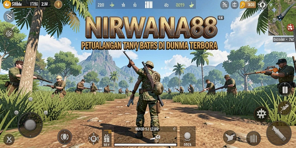 Tangkapan layar gameplay NIRWANA88 yang menampilkan petualangan seru di dunia terbuka.