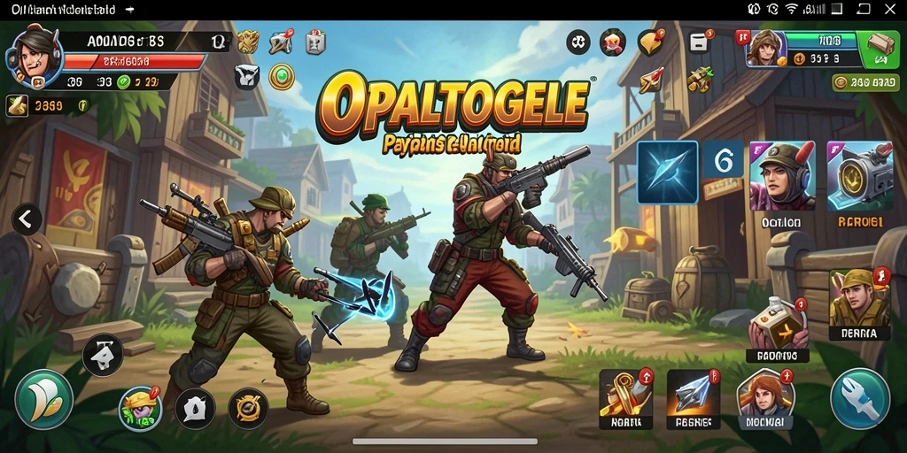 Tampilan utama OPALTOGEL dengan fitur utilitas yang beragam.