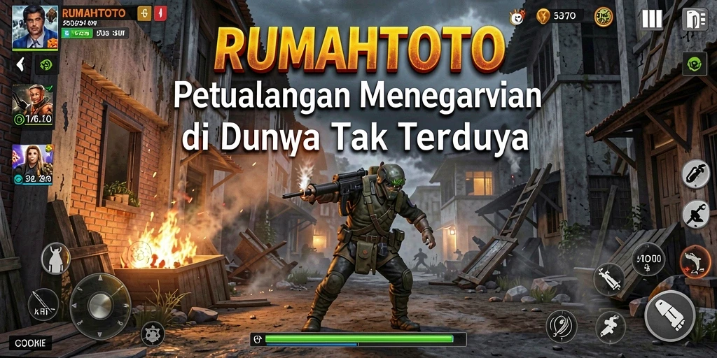 Tampilan gameplay RUMAHTOTO menampilkan petualangan seru dan grafis yang menawan.