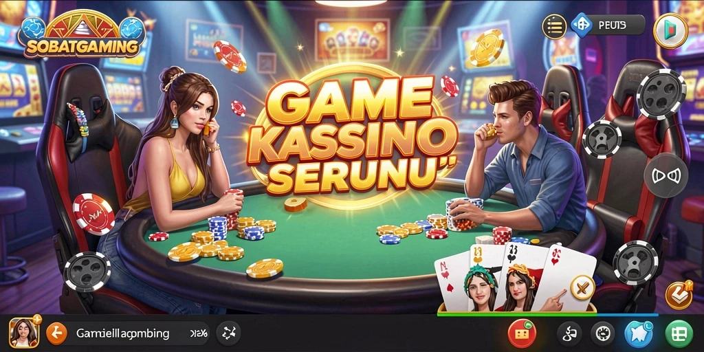 Tampilan gameplay SOBATGAMING dengan variasi permainan Kasino yang menarik.