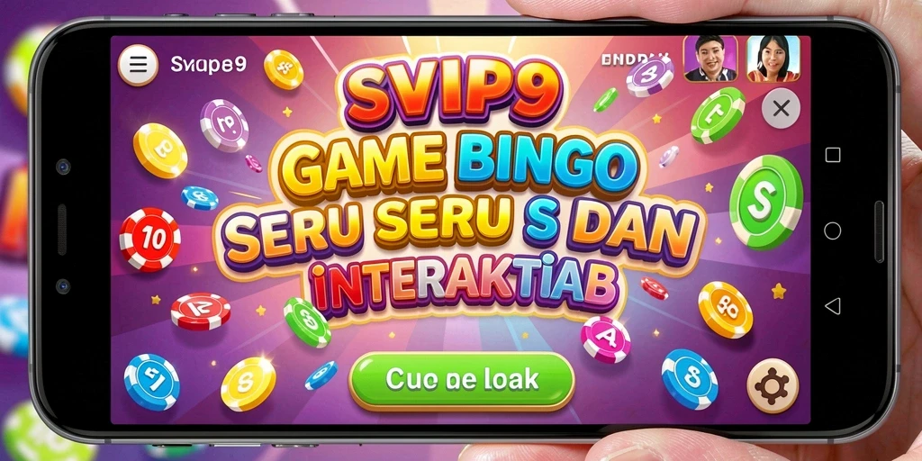 Screenshot gameplay SVIP9 menunjukkan suasana permainan Bingo yang seru.