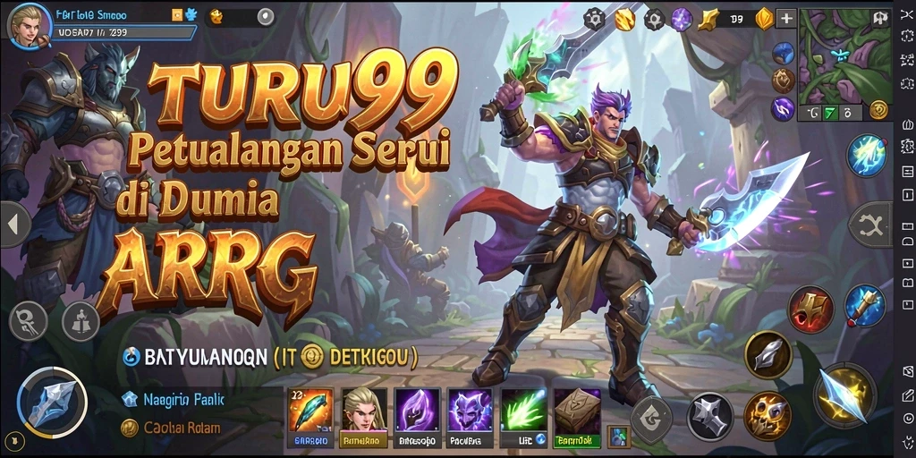 Gameplay menyenangkan di TURU99 dengan pertarungan ARPG yang intens.