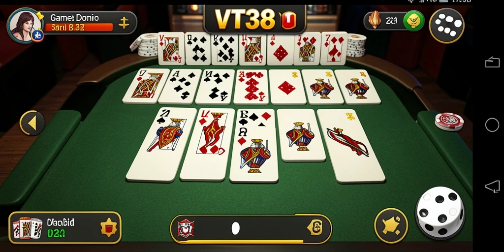 Tampilan gameplay yang menarik dan seru dalam VT38.