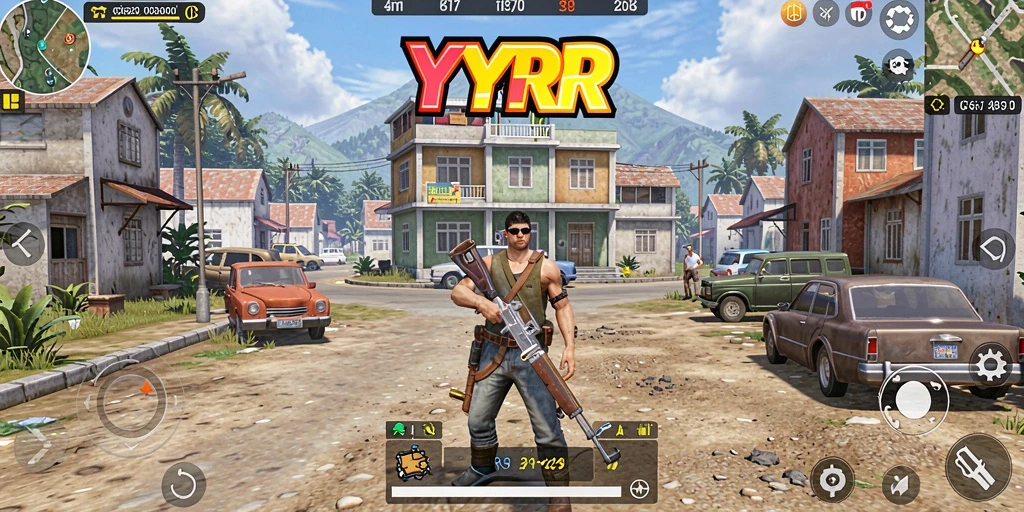 Screenshot YYRR menunjukkan gameplay simulasi yang mendebarkan.
