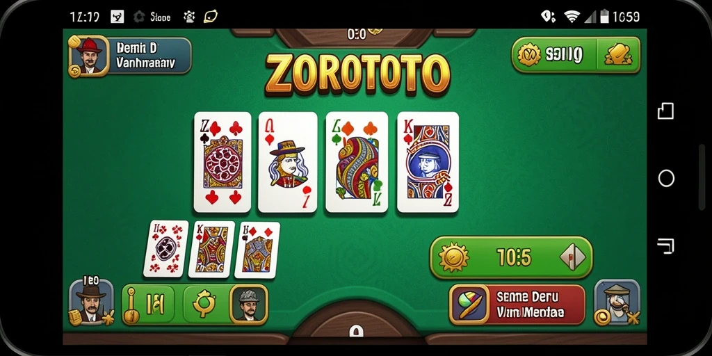 Tampilan gameplay seru di ZOROTOTO yang mengasyikkan.